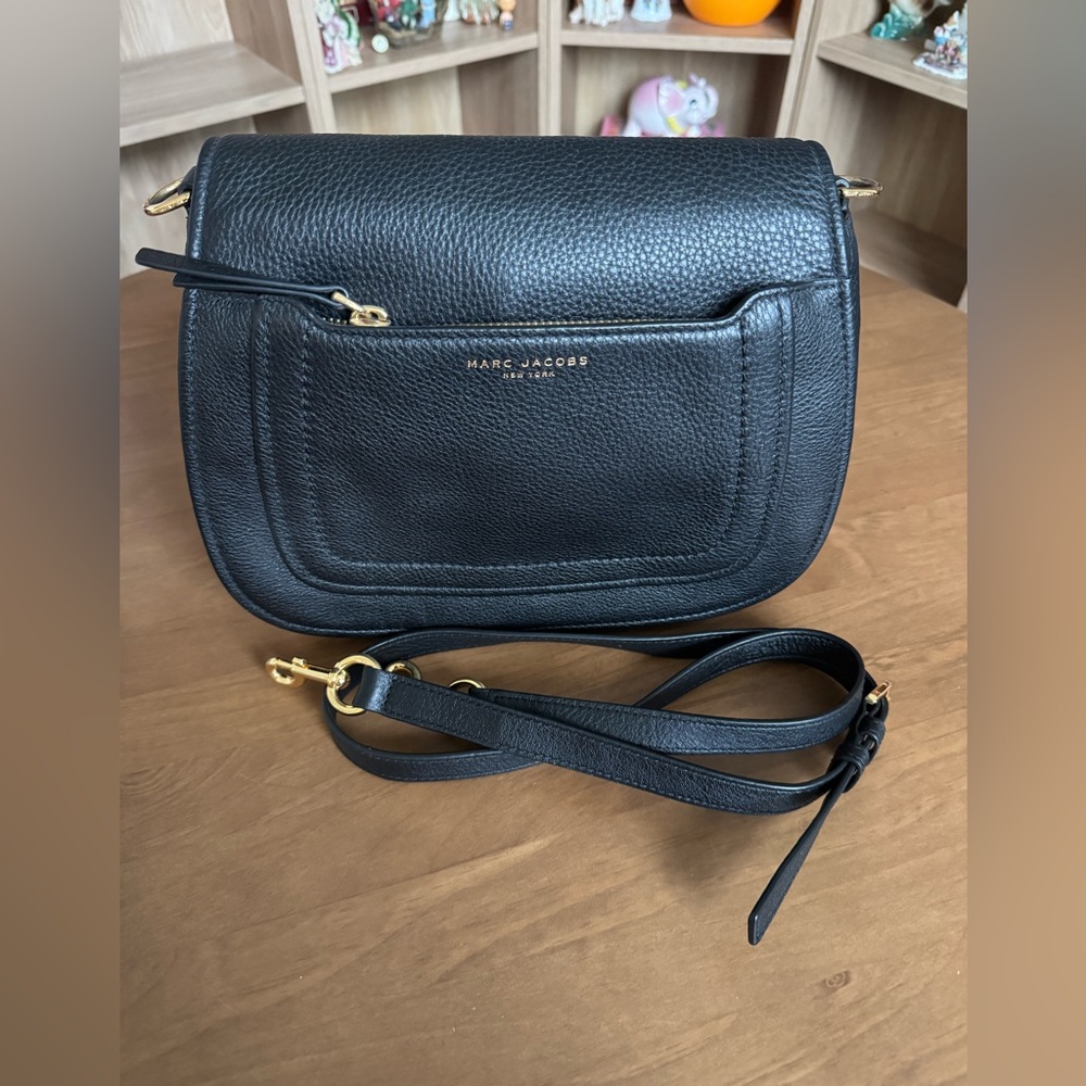 Marc Jacobs Black Saddle Bag